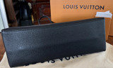 Auth. Louis Vuitton Lockme Shopper Tote Bag Black M57345