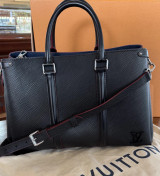 Auth LOUIS VUITTON Soufflot Epi Leather Shoulder Hand Bag M55610