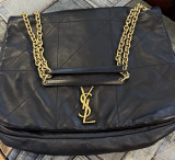 Auth 2023 YSL Saint Laurent Jamie 4.3 Lambskin Chain Bag- Large