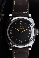Panerai 1940 3 Days Marina Militare Acciaio Ltd Ed Watch Box & Docs pam 587