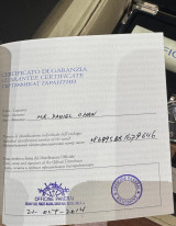 Panerai 1940 3 Days Marina Militare Acciaio Ltd Ed Watch Box & Docs pam 587