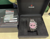 Dec 2025 Tudor Heritage Black Bay Chronograph Miami Pink Watch Ref M79360N-0019