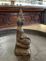 16th-17th Century Burmese Inwa Period (Ava) 14cm Bronze Figure of Buddha