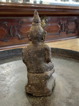 16th-17th Century Burmese Inwa Period (Ava) 14cm Bronze Figure of Buddha