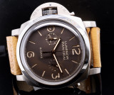 Panerai PAM 579 Luminor 1950 Chrono Monopulsante 8 Day Titan Left Hand Watch B+D