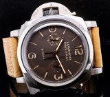 Panerai PAM 579 Luminor 1950 Chrono Monopulsante 8 Day Titan Left Hand Watch B+D