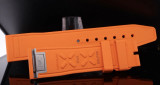 Auth. IWC X-Change Orange 20mm x 18mm Rubber Straps #1