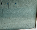 Australian artist: Geoff Dyer Approaching Lake Pedder (1947-2020) watercolour