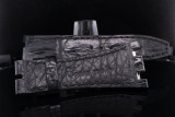 Auth. Audemars Piguet Royal Oak OffShore Black Croc Leather Straps 18mm x 28mm