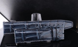 Auth. IWC Blue Croc Leather 18mm x 16mm Straps DDBH