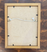 New Zealand artist: Kerry Thompson Framed Carved Bone Art c.2010