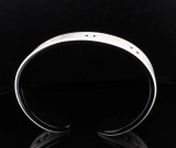 Vintage 2002 Chanel COCO Black & White CC Small Cuff Bracelet In Box