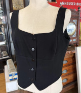 Vintage Giorgio Armani Black Full Blazer, Trouser & Vest Set Size 44 EU