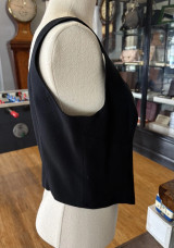 Vintage Giorgio Armani Black Full Blazer, Trouser & Vest Set Size 44 EU