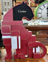 Auth. Cartier Large Art Piece Holiday Window Display Panther - 58cm High