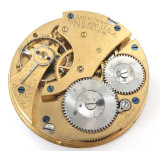 1904 Waltham 7J 16S "Traveler" Pocket Watch Movement & Dial.
