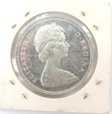 High Grade Canada 1966 $1 .800 Silver 36mm