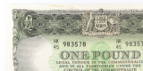 Crisp 1961 R34 Australian £1 Note. Coombs / Wilson HK45 983578