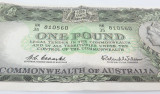 Nice Grade 1961 R34 Australian £1 Note. Coombs / Wilson HK35 810560