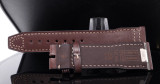 Auth. IWC Brown 21mm x 18mm Bovine Leather Straps HEAH