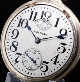 1910 Waltham Vanguard Up Down 16s 23 Jewel Gold Filled OF Pocket Watch