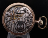 Antique 1915 Hampden Wm. McKinley 17J Model 5 10k G/F 49mm 16s O/F Pocket Watch
