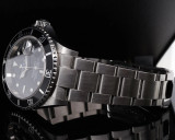 Auth 2005 Rolex Submariner Date Steel Watch 16610 F Serial