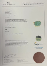 Vintage 5.70ct Emerald 18k Gold Georgian Style Ring size P1/2 Val $29505