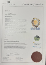 Vintage 18k Gold Solid Opal & 0.96ct Diamond Cocktail Ring 20.4g Sz M Val $15430