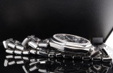 Auth Tag Heuer Link Calibre 5 Automatic 200m Steel Diamond Bezel Watch WBC 2113
