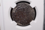 BE963 (C.1601) India Silver 1 Tanka Kingdon of Arakan VF - NGC Slab Graded