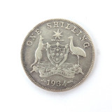 1934 Australian Shilling 1/- Good Album Filler. #2