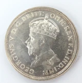 Superb EF 8 Pearls & Full Centre Diamond 1927 Canberra Commemorative Florin