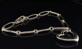Auth. Tiffany & Co. 18k Yellow Gold Elsa Peretti Open Heart Bracelet 11.2g