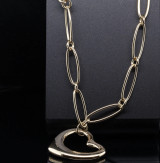Auth. Tiffany & Co. 18k Yellow Gold Elsa Peretti Open Heart Bracelet 11.2g
