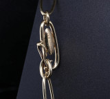 Auth. Tiffany & Co. 18k Yellow Gold Elsa Peretti Open Heart Bracelet 11.2g