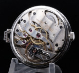 Rare 1915 Longines Platinum & Diamond Set 44mm 17 Jewel Pendant Watch In Box