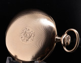 Vintage 1914 Omega 14k Gold Mens 50mm Manual Wind O/F Pocket Watch