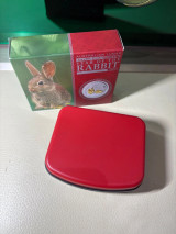 Auth. 2011 Silver Gilded Edition .999 1 Oz Lunar Rabbit Coin & Case