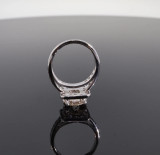 Vintage 14K White Gold 3.06cttw Diamond Halo Dress Ring J Val $24295