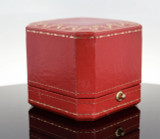 Auth. C De Cartier Trinity C 18k Tri Colour Gold 10mm Ring Size 53
