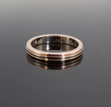 Auth. Louis Cartier Vendome 18k Tri Colour Gold 2.9mm Ring Size 52