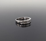 Vintage 0.84ct Vs Channel Set Baguette Diamond Platinum Ring Size J1/2 Val $6675