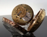 C.1770s 20k Gold À Toc et À Tact Quarter Repeating Verge Pocket Watch By Dufalga