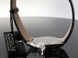 Auth. Corum Romvlvs 31mm Steel Diamond Set Quartz Watch Ref. 02.0027 N.O.S