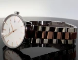 Auth. Rado Coupole Steel & Rose Gold Quartz 37.7mm Wrist Watch ref 2286
