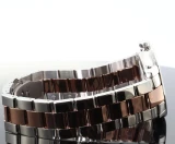 Auth. Rado Coupole Steel & Rose Gold Quartz 37.7mm Wrist Watch ref 2286