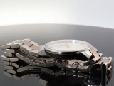 Auth. Rado Coupole Steel & Rose Gold Quartz 37.7mm Wrist Watch ref 2286