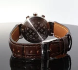 Auth. Louis Vuitton Chronograph Tambour 100m 34mm Automatic Watch Q1322