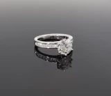 Handmade 1.73 cttw E VS Diamond Set Platinum Ring Size I1/2 Val $27800 GIA XXX